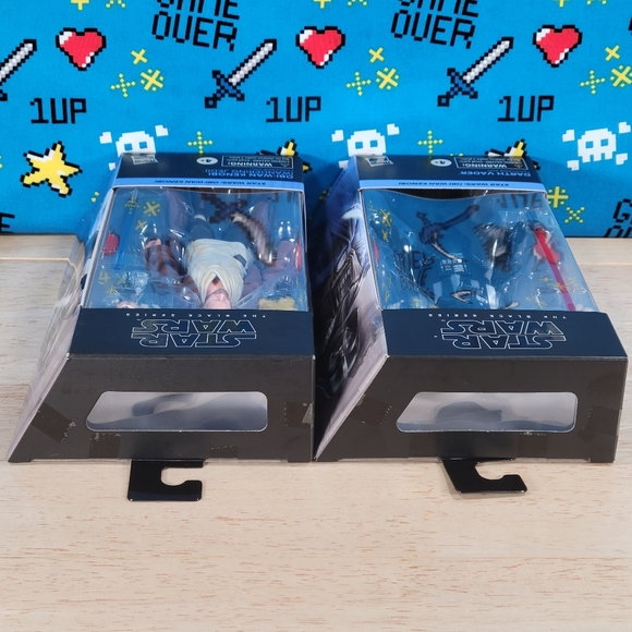 Darth Vader & Wandering Jedi Obi-Wan Kenobi Star Wars The Black Series Hasbro - Picture 8 of 11